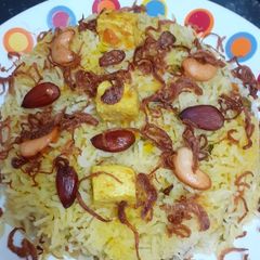 Shahi Vegetable Biryani A picture of Shahi Vegetable Biryani.