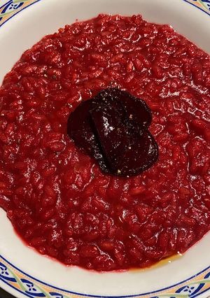 Foto di Risotto alla barbabietola