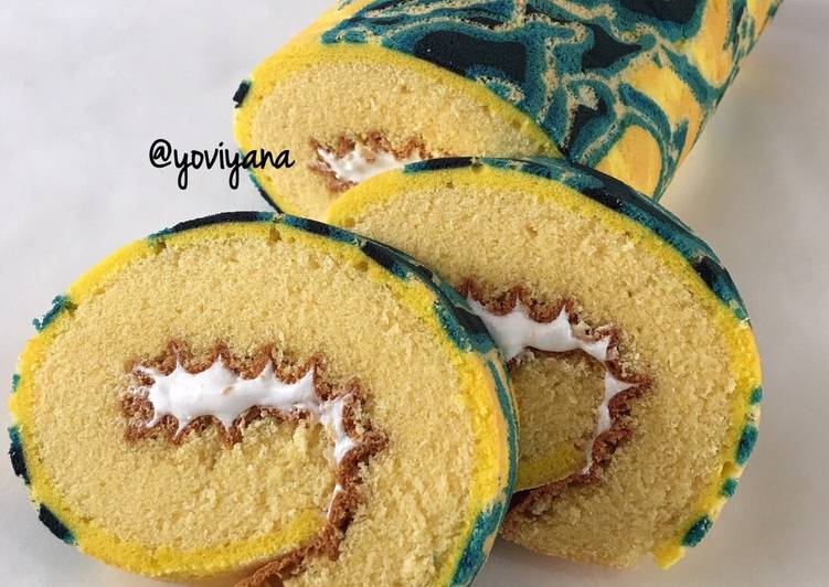 Batik roll cake