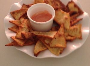 Una foto de Doritos caseros para fiestas