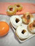 Mini Rosquillas de mandarina y coco