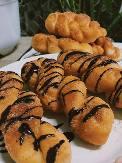 Hình của món Donut xoắnn.