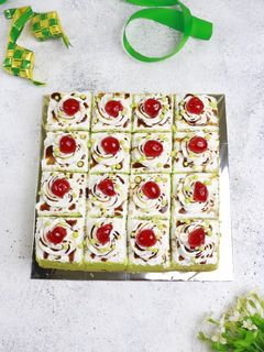 Foto resep Cake Potong Pandan