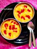 Mango Cherry Custard