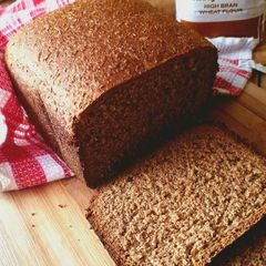 Nutty wheat bread loaf A picture of Nutty wheat bread loaf.