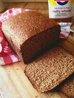 A picture of Nutty wheat bread loaf.