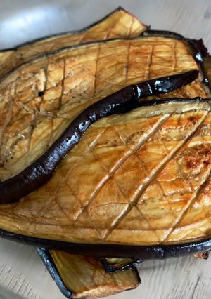 Une photo de Aubergines laquées