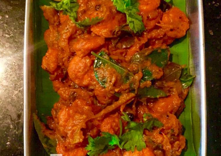 Chettinad Kadai Prawns