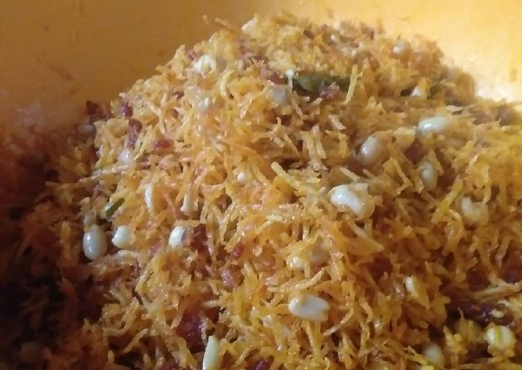 Cara Memasak Kentang mustopa mix teri &amp;kacang yang Renyah