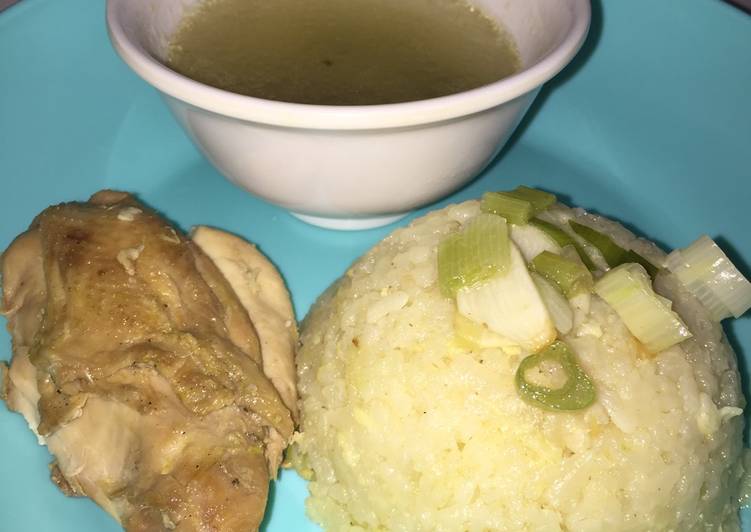 Resep: Nasi Ayam Hainam Rice Cooker Enak