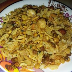 A picture of Homemade namkeen mixture.