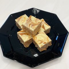 A picture of Biscoff Rice Krispies treats.