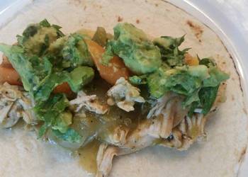 Popular Recipe Tomatillo Braised Turkey Tacos Home Style