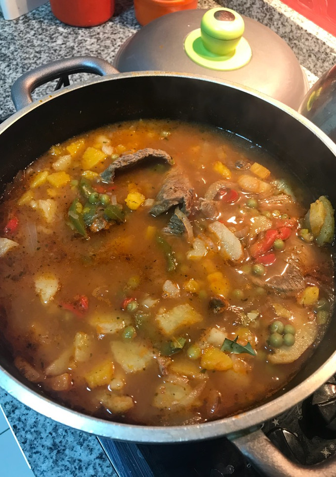 Una foto de Bifes a la criolla