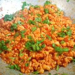 A picture of Chicken Tikka Mince Curry😋.