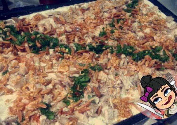 فتة الدجاج