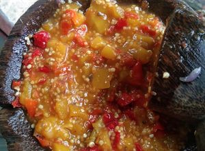 Foto resep Sambal teung asem (terong asam kalimantan