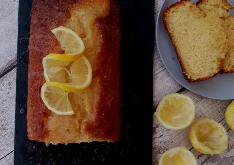 Steps to Prepare Quick Lemon Drizzle   Cake