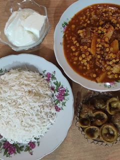 عکسی از دستور خورشت قیمه🥰