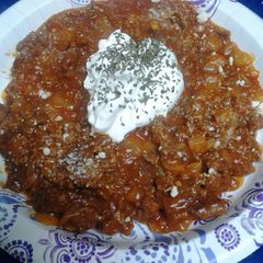 A picture of Skyes sloppy mix.