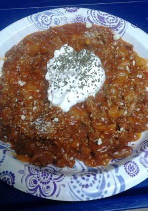 A picture of Skyes sloppy mix.
