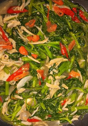 Foto resep Cah kangkung teri medan