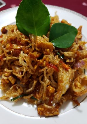 Foto resep Sambal kering Teri Tempe Kacang