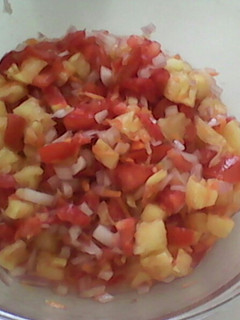 A picture of Hawaiian Salad.