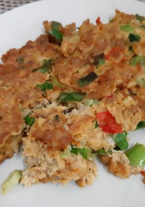 Foto resep Dadar Tempe Kencur Pedas