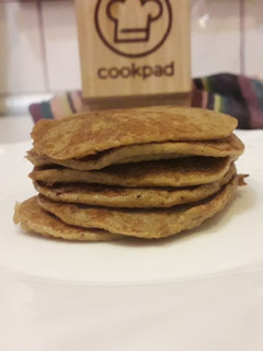 Una foto de Tortitas de plátano y canela. Superfáciles