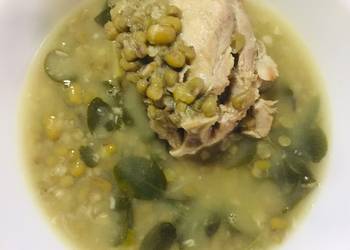 Ready to Serve Green Gram  Mung Bean Soup with Pork Practical Delicious