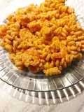 Fusilli bucati aux crevettes sauce au citron et paprika fumé