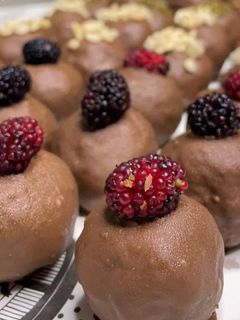 صورة لوصفة كرات الشوكولاتة