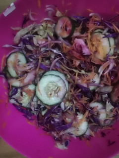 A picture of Vegetable salad.
