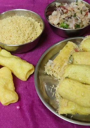 आलू फिंगर्स चाट (aloo fingers chaat recipe in Hindi) रेसिपी मुख्य फोटो
