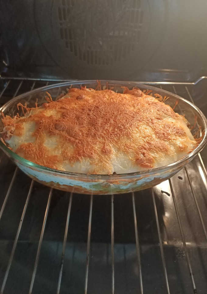 Una foto de Lasaña rápida de macarrones