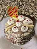Eggless Black Forest cake 🎂