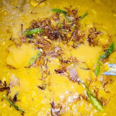 A picture of Hyderabadi beef haleem/ daleem.