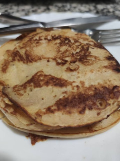 Una foto de Tortitas de plátano