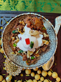 A picture of Luxurious walnuts meet the desi sweetness.