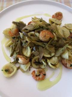 Ricetta Spaghetti calamari e crema di carciofi di Lucia Tolfo ...