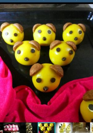 A picture of Puppy Face Cookies.