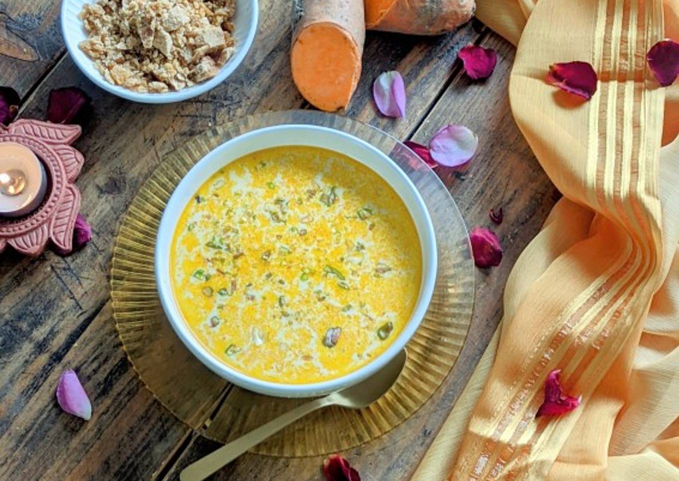 Sweet Potato Jaggery Kheer