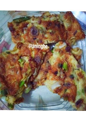Foto resep Pizza kornet telur daun bawang