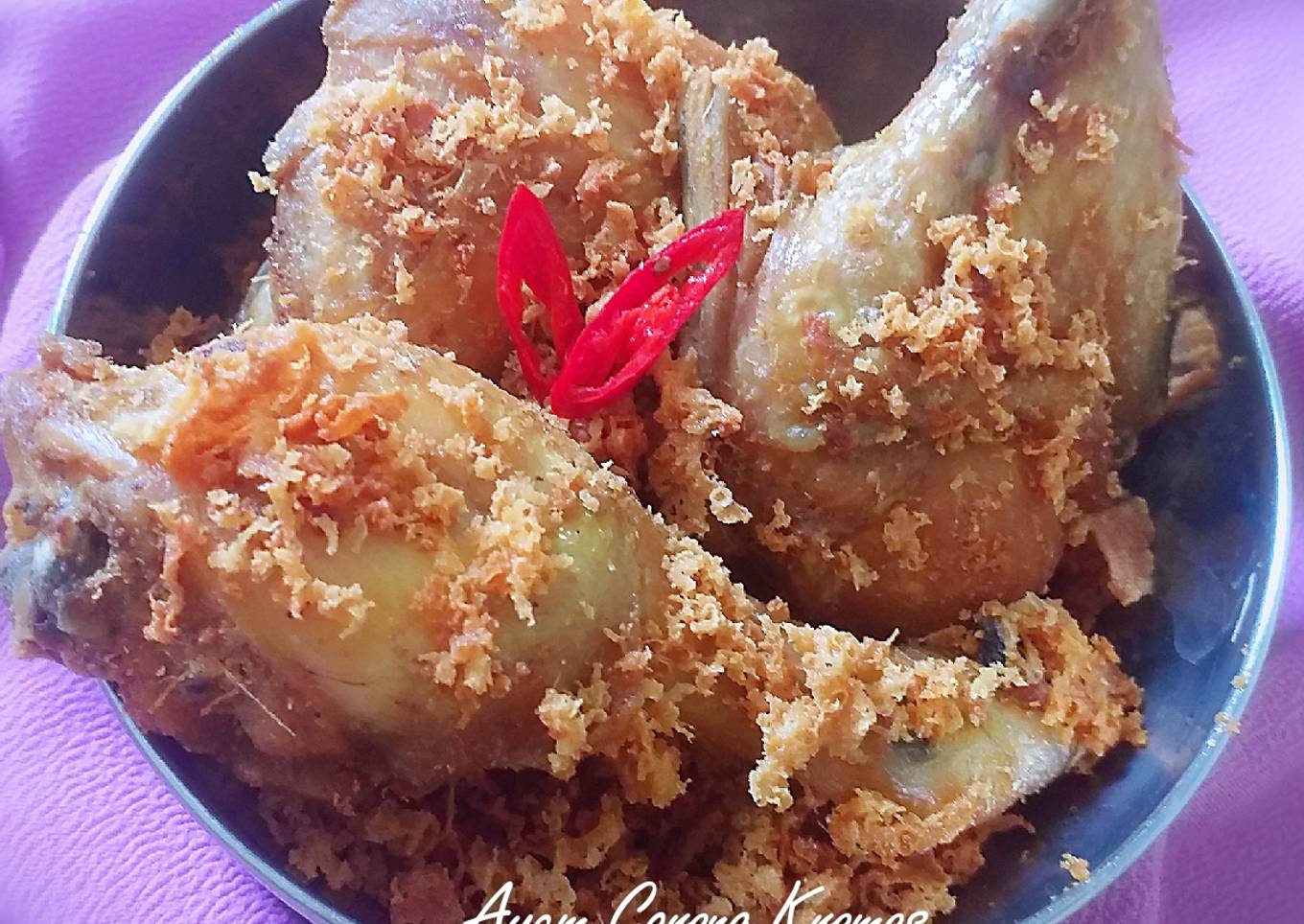 Cara Gampang Menyiapkan Ayam Goreng Kremes yang Enak