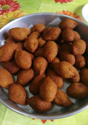 صورة لوصفة أقراص كبّة اليقطين محشوّة باللّبنة