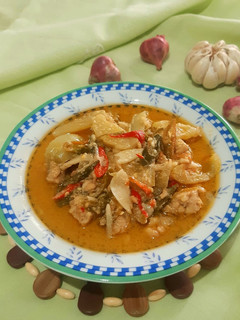 Foto resep Sayur Tempe Tomat Hijau