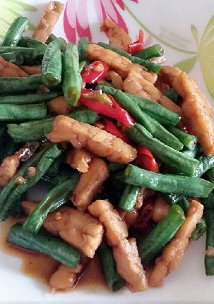 Foto resep tumis kacang panjang 