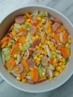 Foto resep Tumis Wortel Jagung Sawi Putih