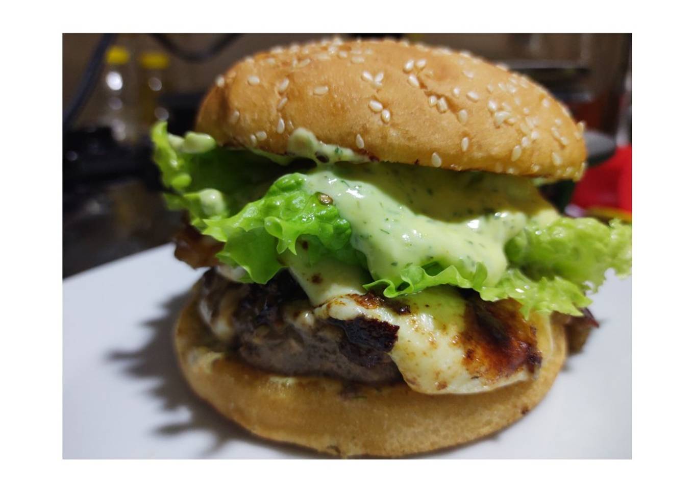 Hamburguesa casera